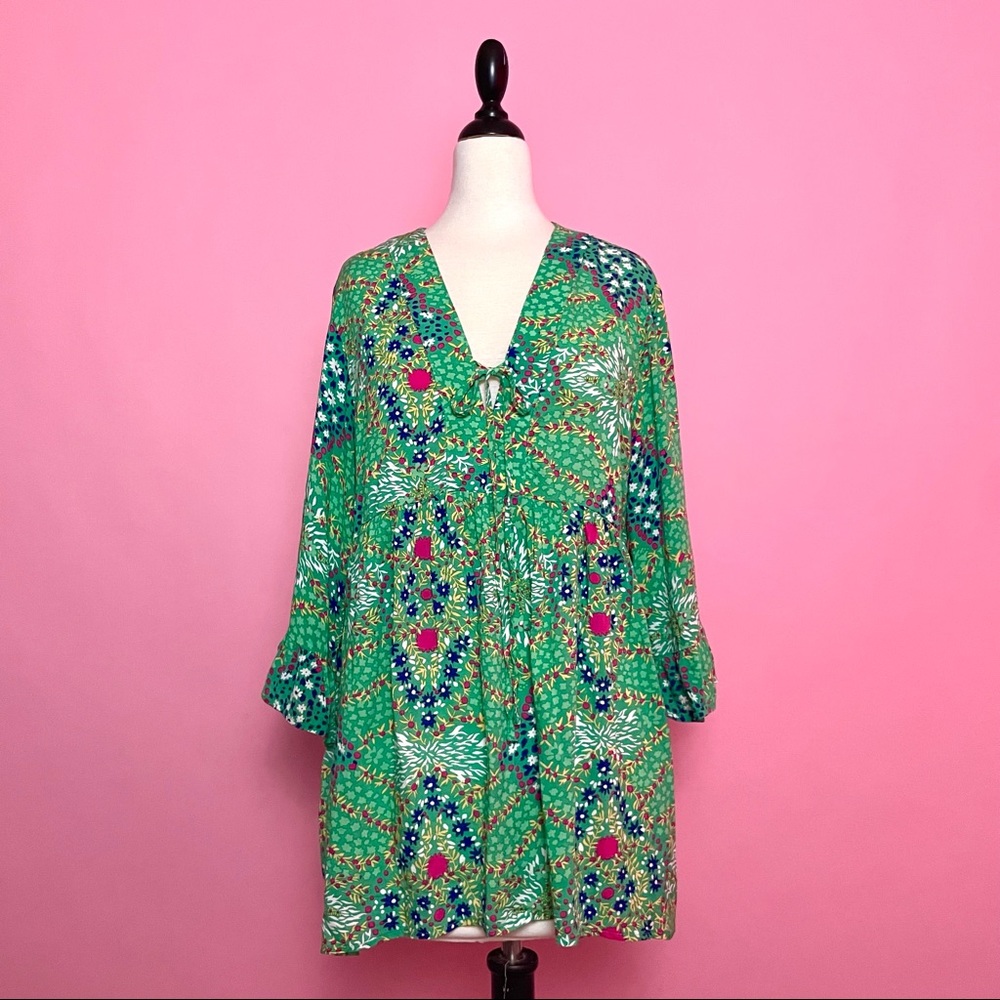 Rachel Zoe Floral Boho Peasant Blouse